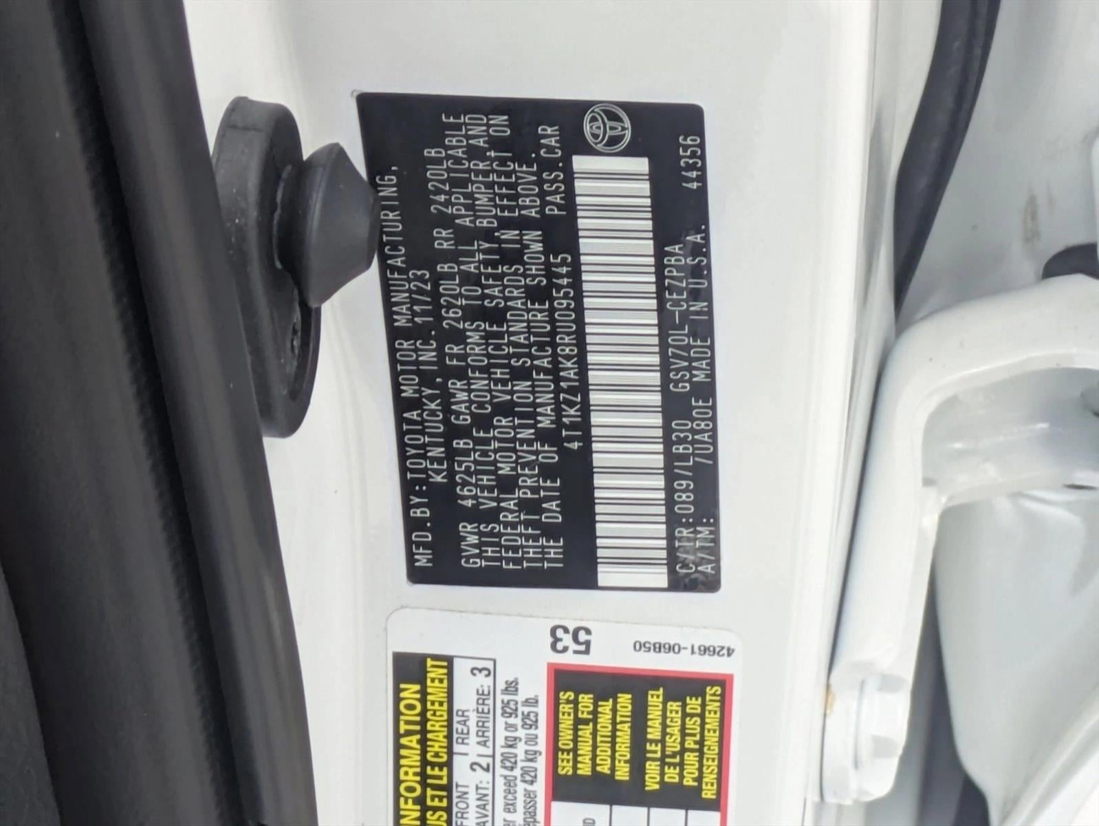 2024 Toyota Camry XSE V6 Auto (SE)