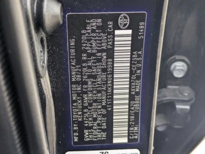 2022 Toyota Camry SE Auto (SE)