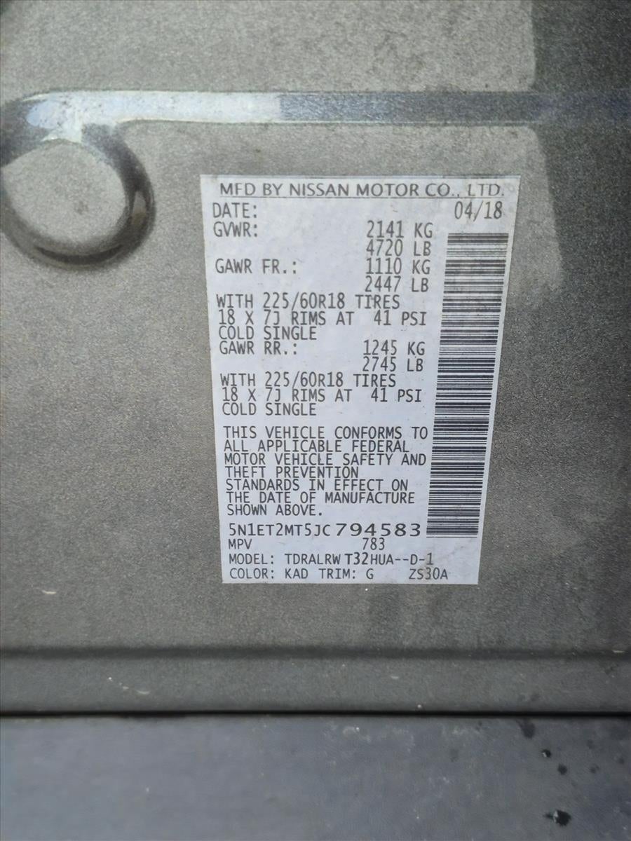 2018 Nissan Rogue FWD SL Hybrid