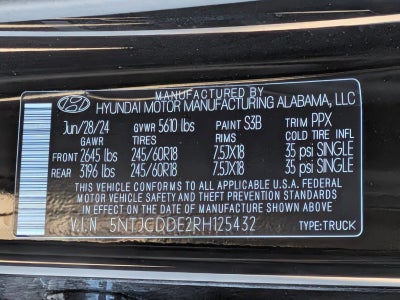 2024 Hyundai SANTA CRUZ SEL AWD