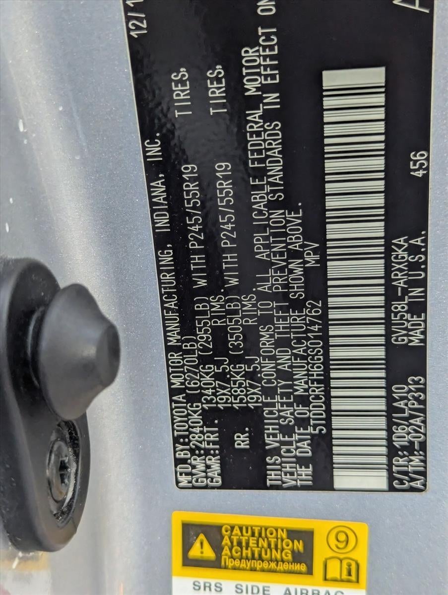 2016 Toyota Highlander Hybrid AWD 4dr Limited (SE)