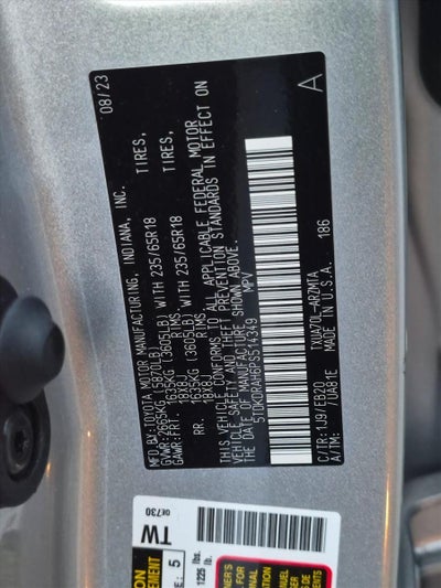 2023 Toyota Highlander XLE FWD (Natl)