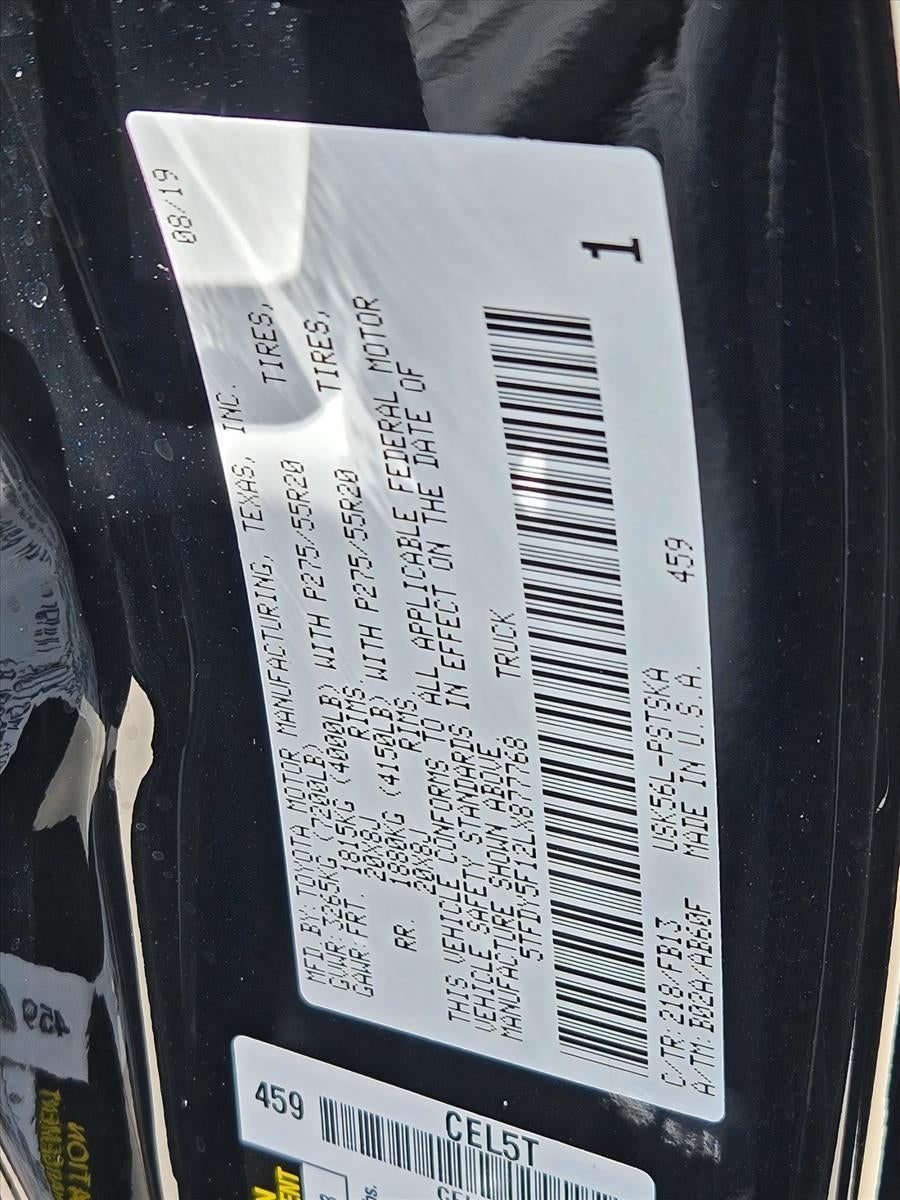 2020 Toyota Tundra 4WD 4WD SR5 CrewMax 5.5' Bed 5.7L (SE)