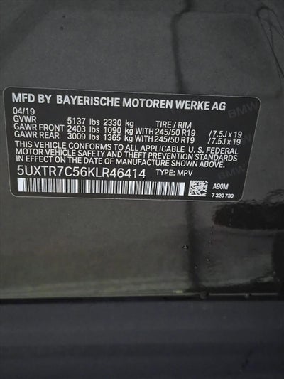2019 BMW X3 sDrive30i Sports Activity Vehicle