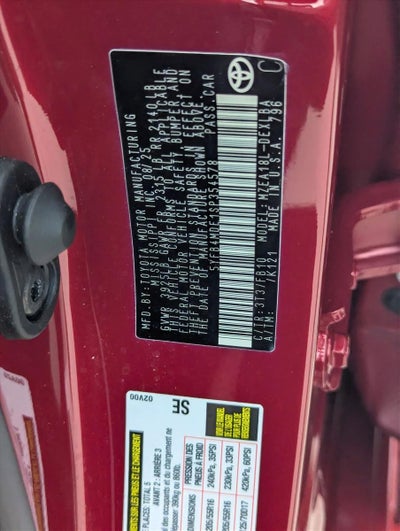 2025 Toyota Corolla LE CVT (Natl)