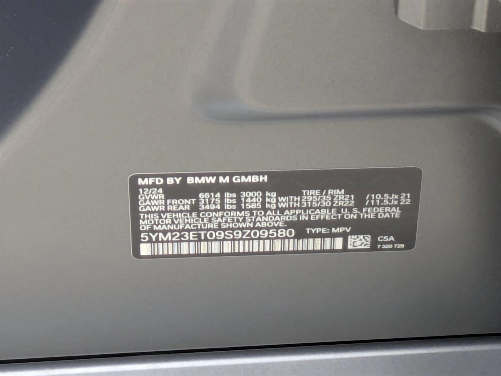 2025 BMW X6 M X6 M Sports Activity Coupe