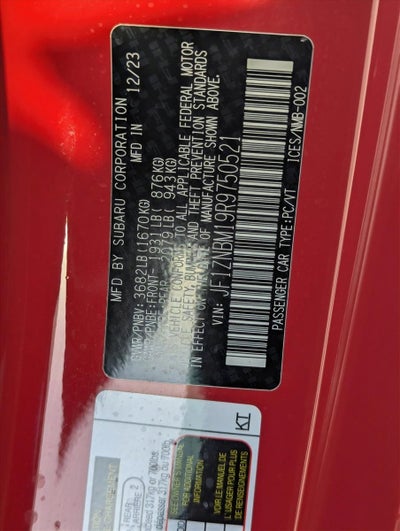 2024 Toyota GR86 TRUENO Edition Manual (Natl)