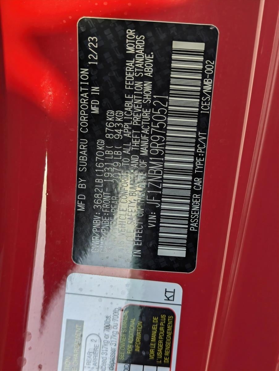 2024 Toyota GR86 TRUENO Edition Manual (Natl)