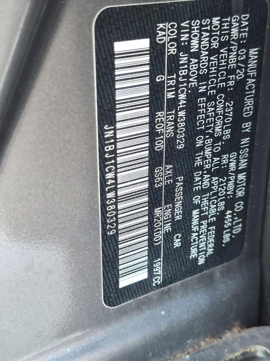 2020 Nissan Rogue Sport AWD S