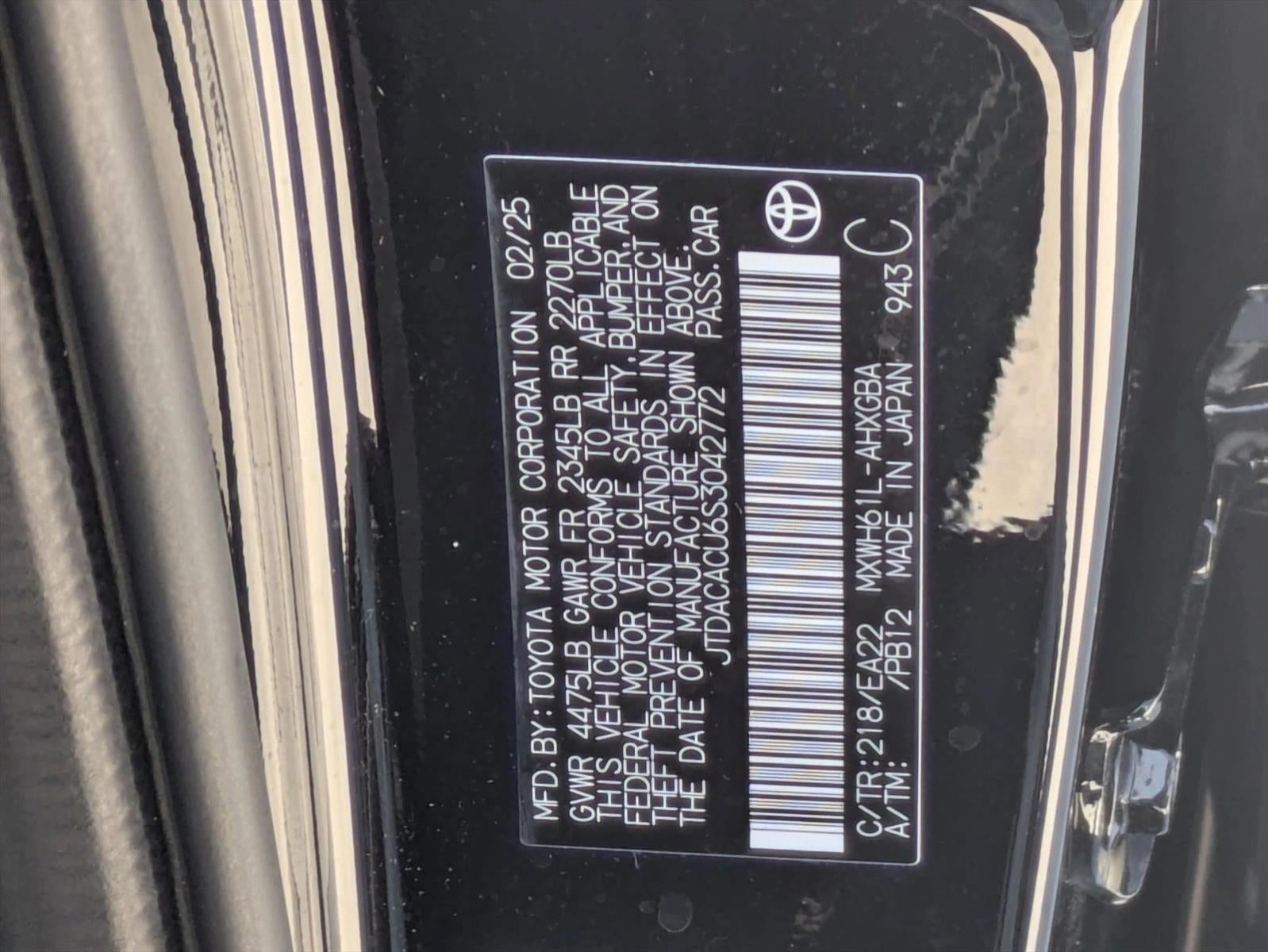 2025 Toyota Prius Plug-In Hybrid XSE (Natl)