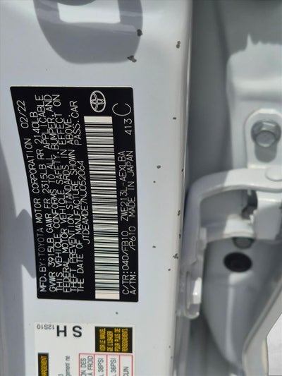 2022 Toyota Corolla Hybrid LE CVT (Natl)