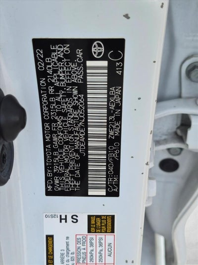 2022 Toyota Corolla Hybrid LE CVT (Natl)