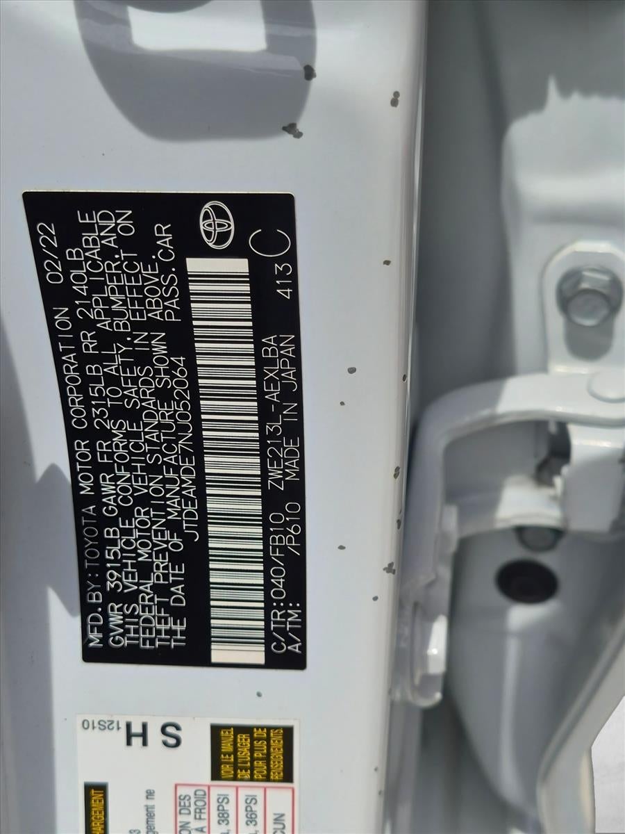 2022 Toyota Corolla Hybrid LE CVT (Natl)