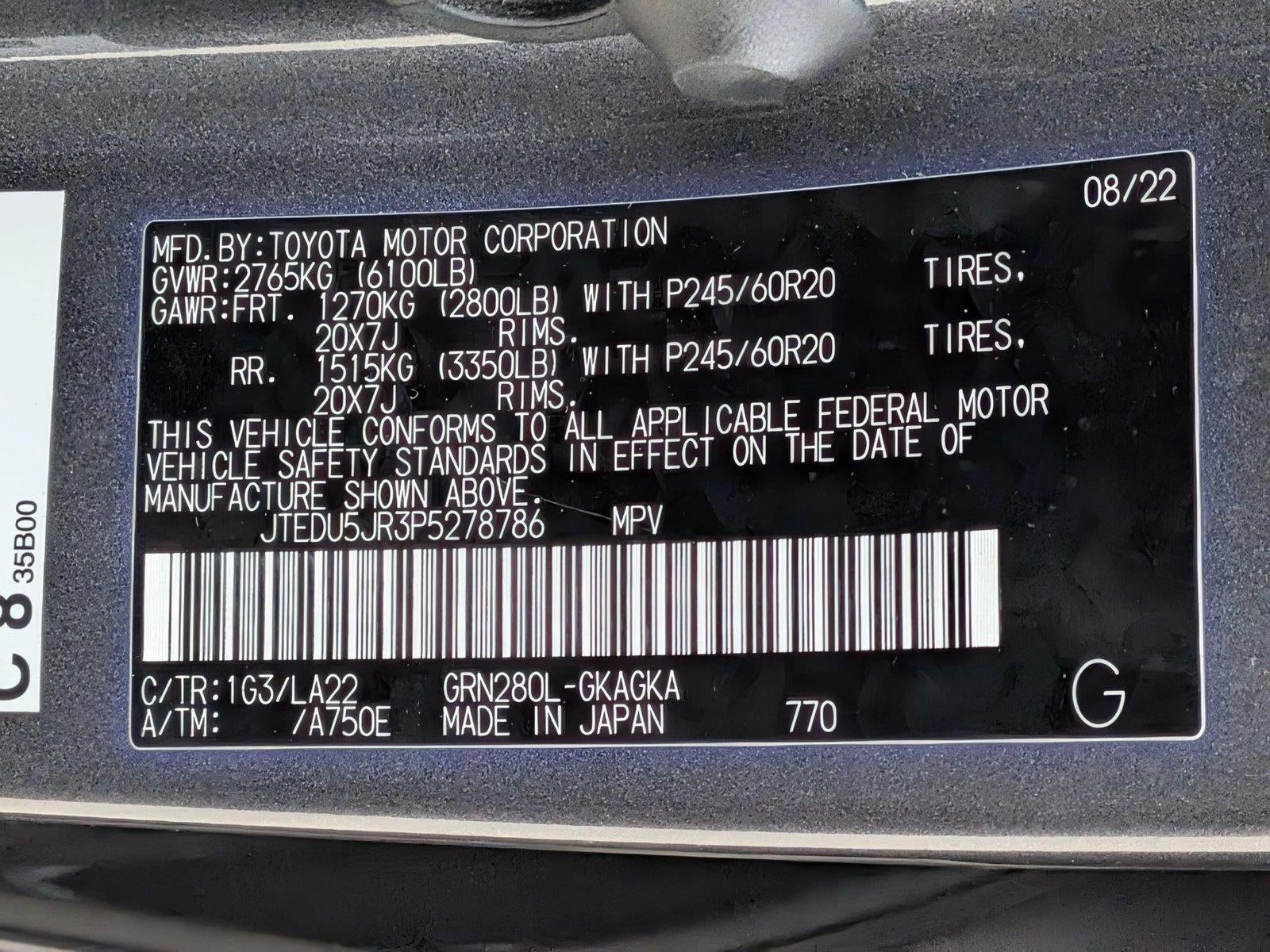 2023 Toyota 4Runner Limited 2WD (Natl)