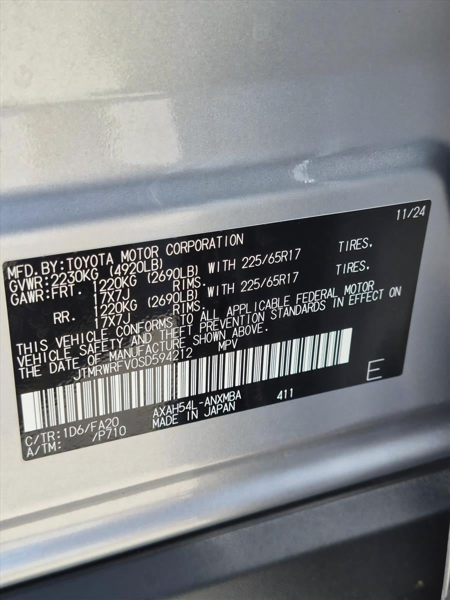 2025 Toyota RAV4 Hybrid XLE AWD (Natl)