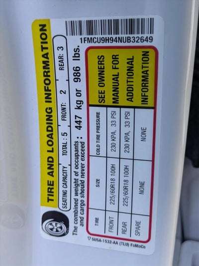 2022 Ford Escape SEL AWD