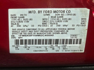 2021 Ford Explorer Limited 4WD