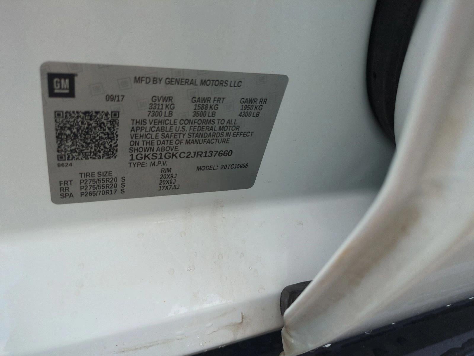 2018 GMC Yukon XL 2WD 4dr SLT