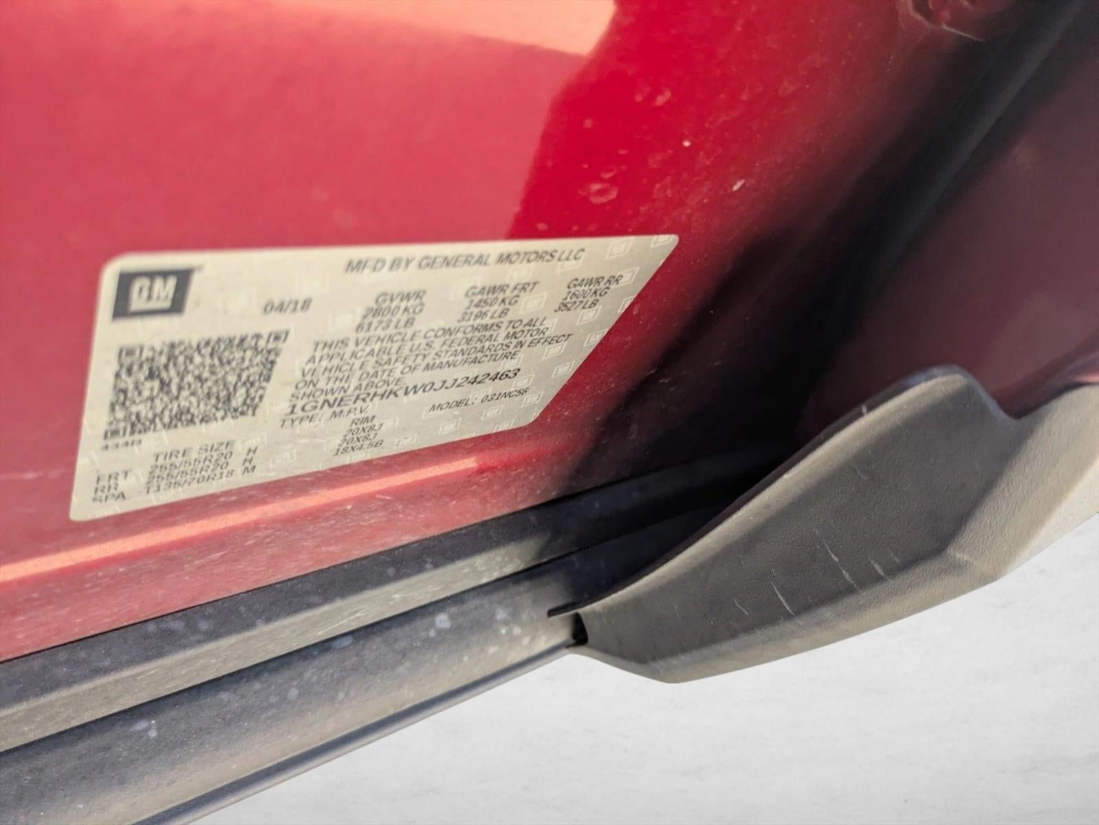 2018 Chevrolet Traverse FWD 3LT