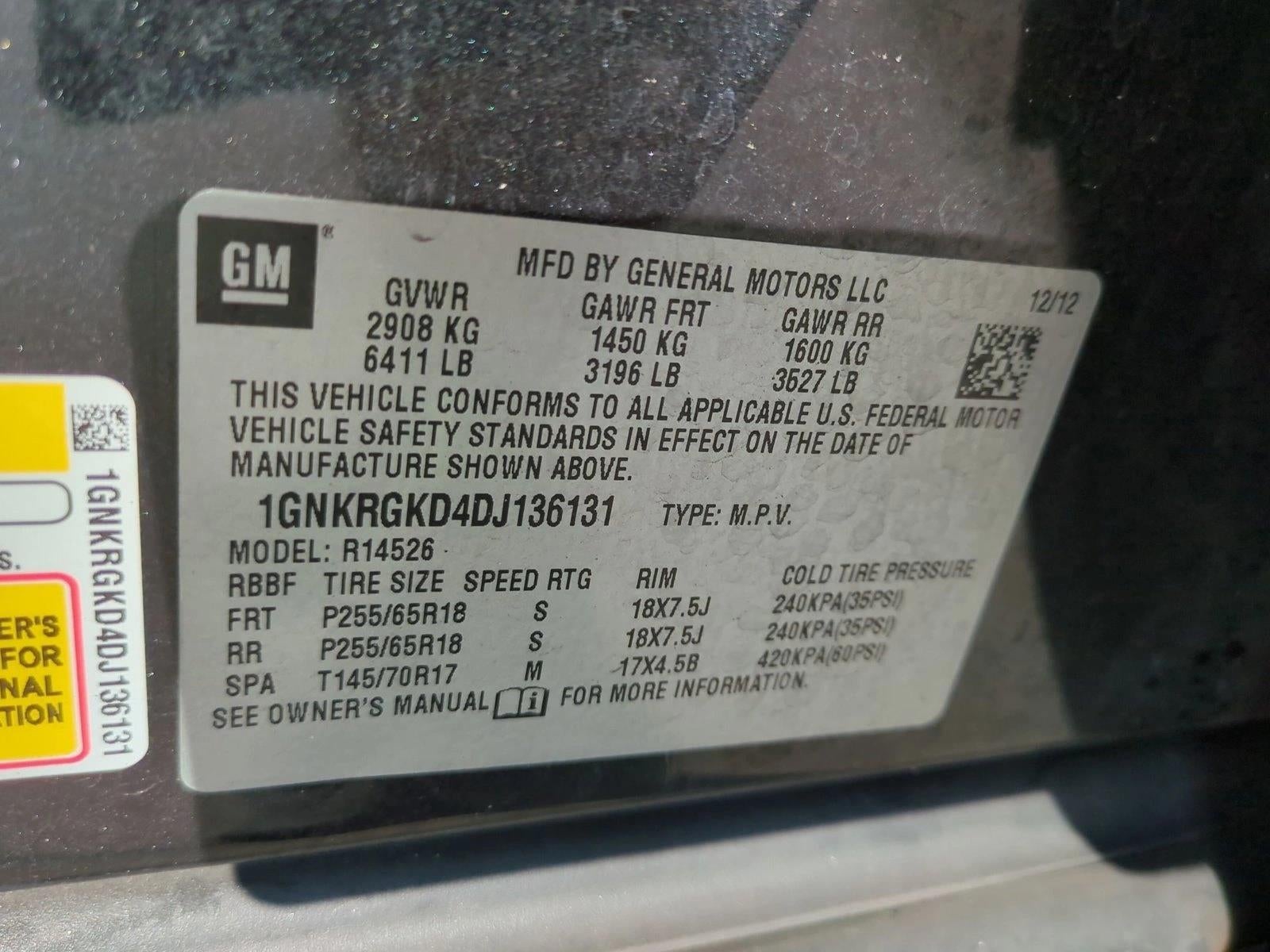 2013 Chevrolet Traverse FWD LT w/1LT