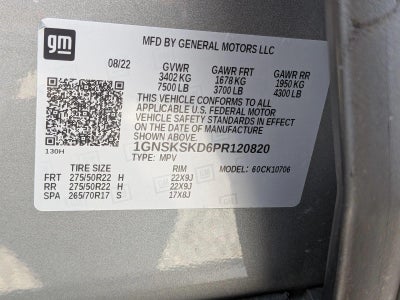 2023 Chevrolet Tahoe 4WD Premier