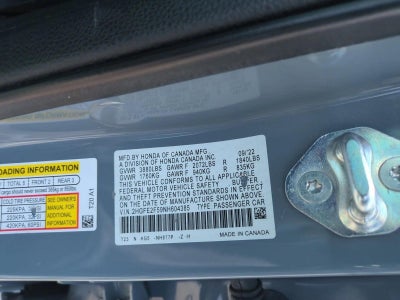 2022 Honda Civic Sedan Sport CVT