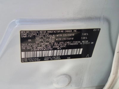 2015 Toyota RAV4 AWD 4dr Limited (GS)
