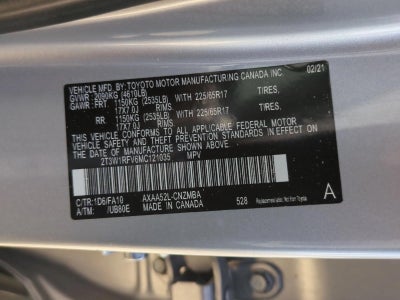 2021 Toyota RAV4 XLE FWD (GS)