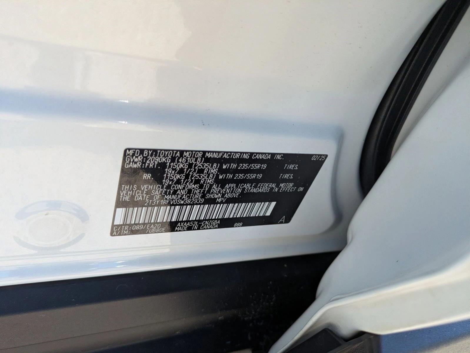 2025 Toyota RAV4 Limited FWD (Natl)