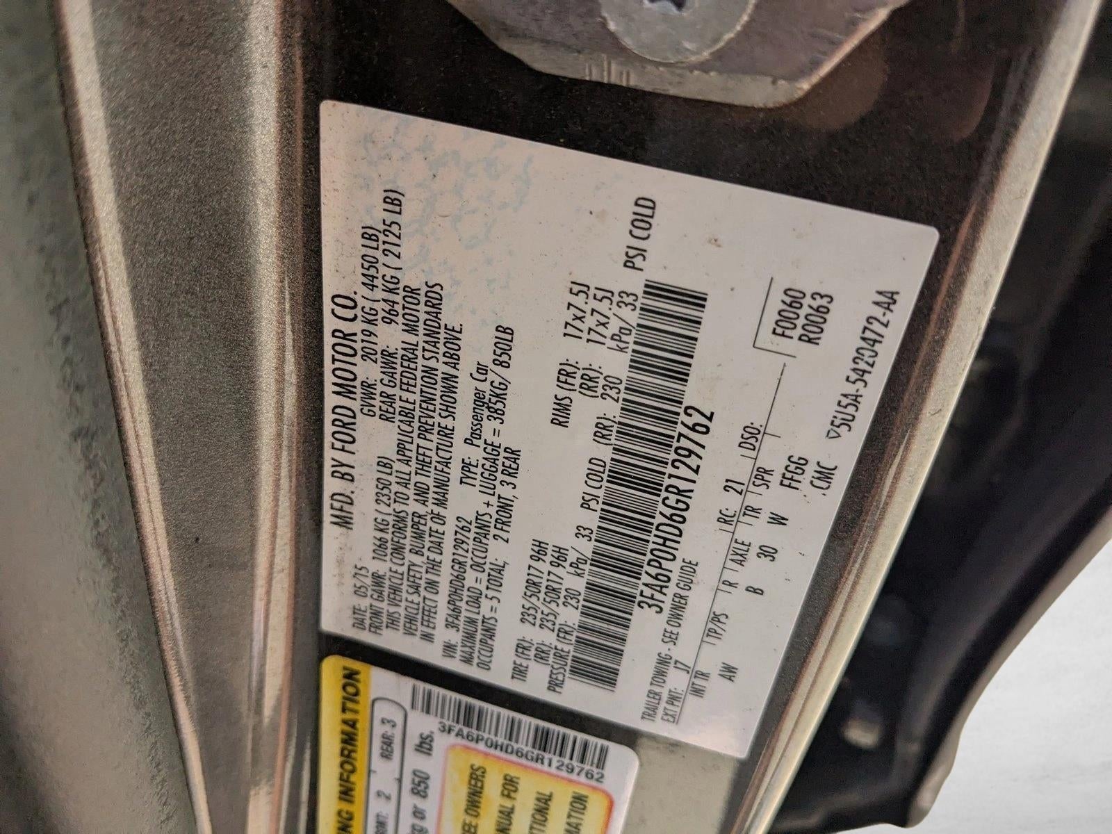 2016 Ford Fusion 4dr Sdn SE FWD