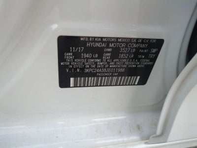 2018 Hyundai ACCENT SE Sedan Auto