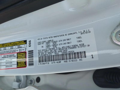 2024 Toyota Tacoma 4WD 4WD SR5 Double Cab 5' Bed AT (GS)