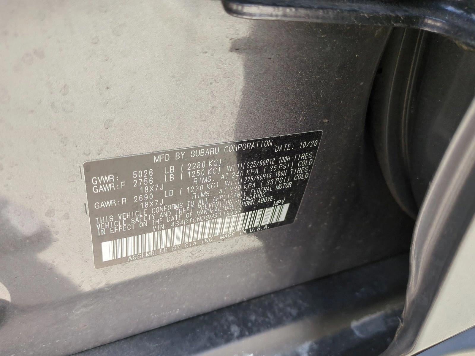 2021 Subaru Outback Limited XT CVT