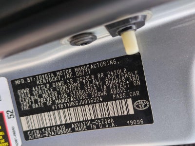 2018 Toyota Camry SE Auto (SE)