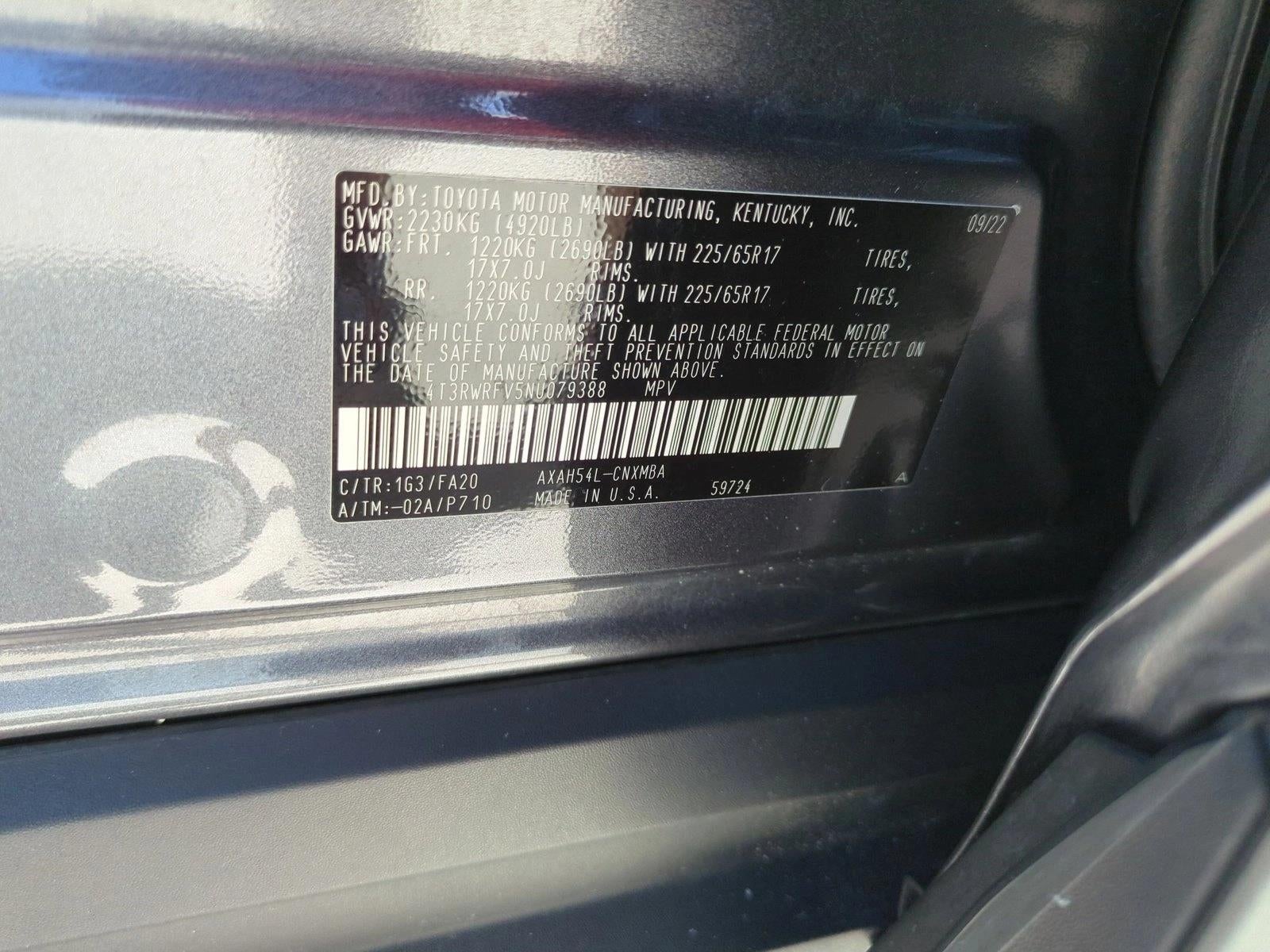 2022 Toyota RAV4 Hybrid XLE AWD (Natl)