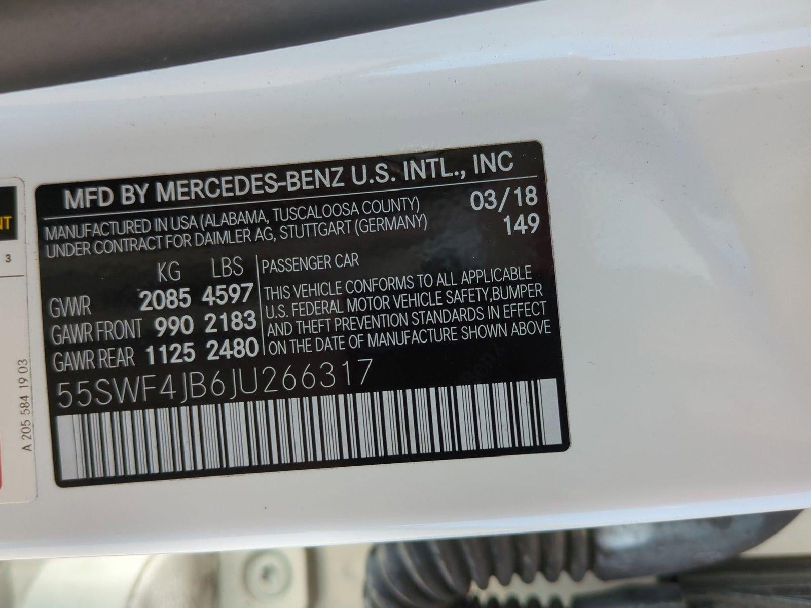 2018 Mercedes-Benz C-Class C 300 Sedan