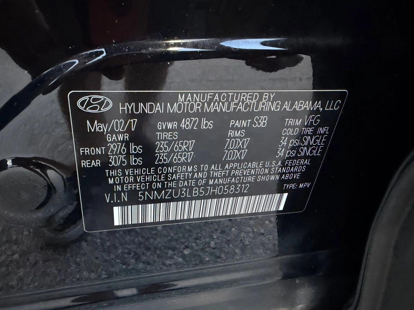2018 Hyundai Santa Fe Sport 2.4L Auto