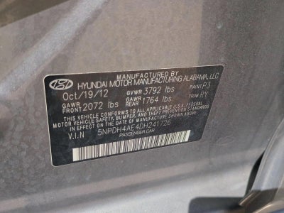 2013 Hyundai ELANTRA 4dr Sdn Auto Limited