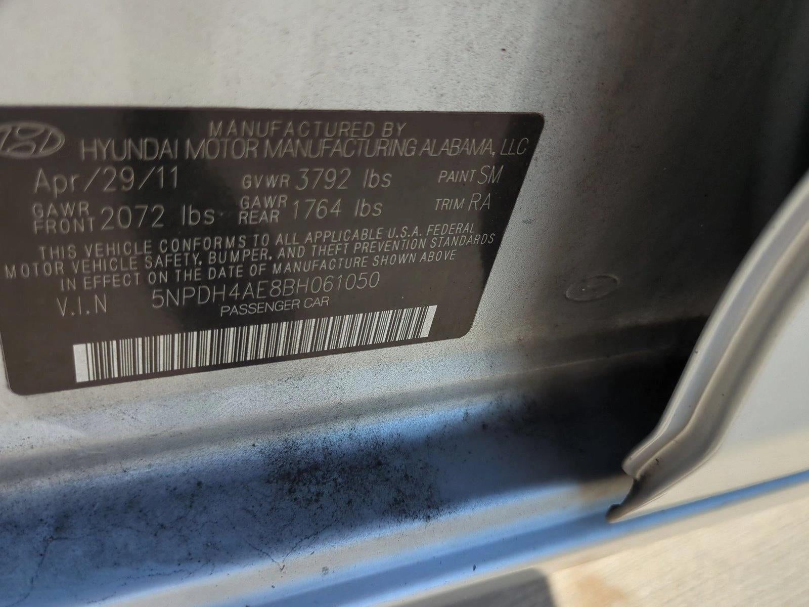 2011 Hyundai ELANTRA 4dr Sdn Auto GLS