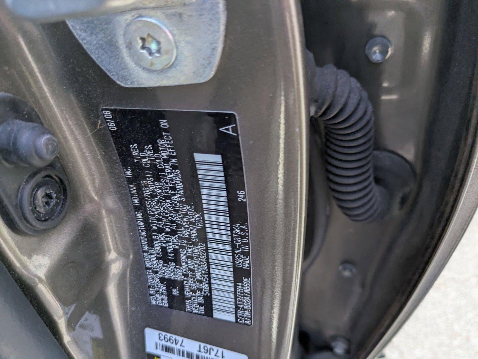 2008 Toyota Tundra 2WD Truck 2WD Double Cab Standard Bed 5.7L V8 (Natl)