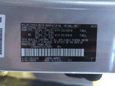 2025 Toyota Grand Highlander XLE FWD (Natl)