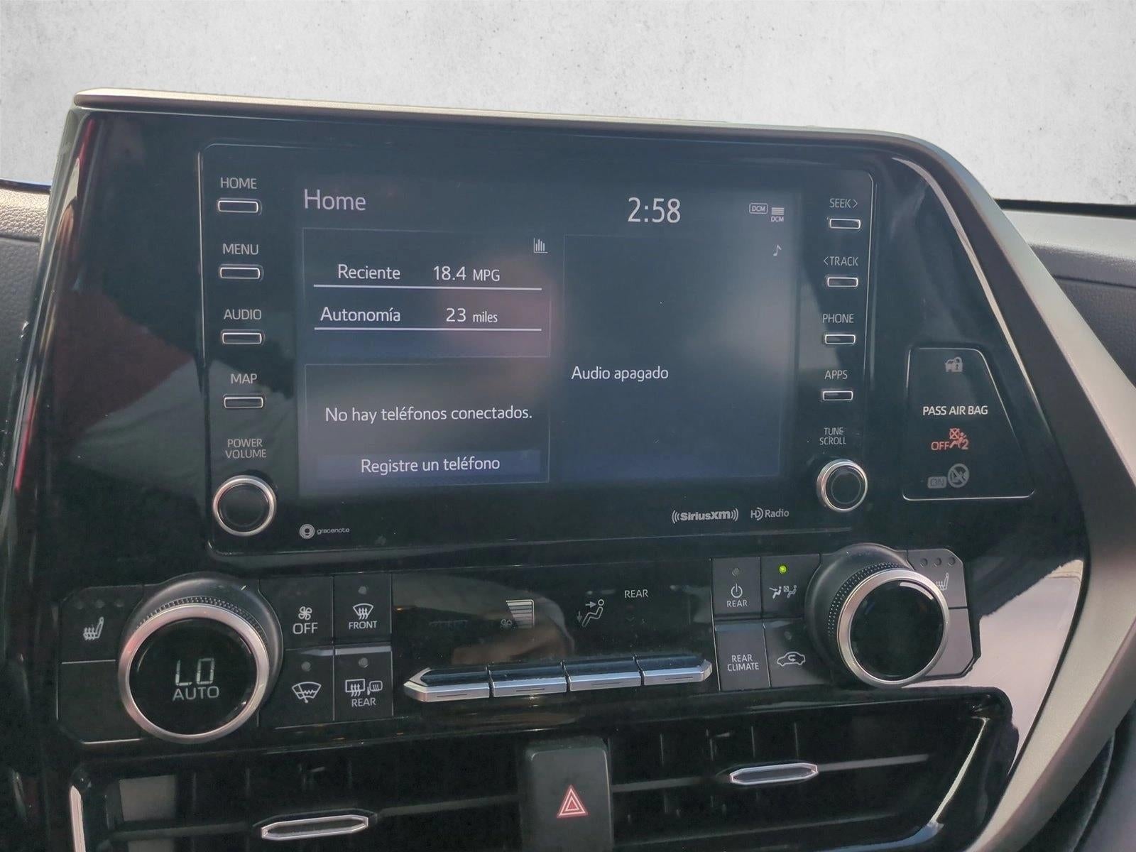 2021 Toyota Highlander XLE FWD (Natl)
