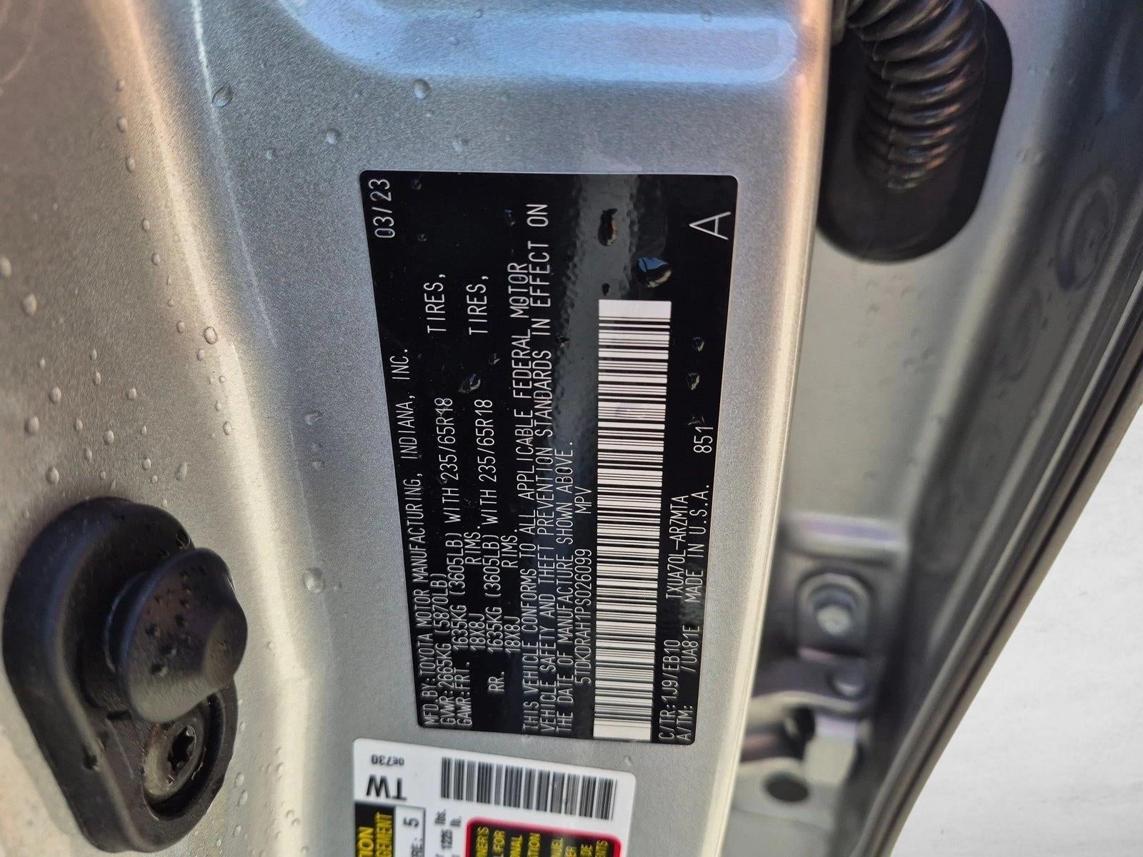 2023 Toyota Highlander XLE FWD (Natl)