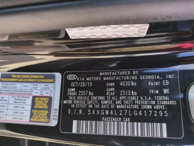 2020 Kia Optima SX Auto