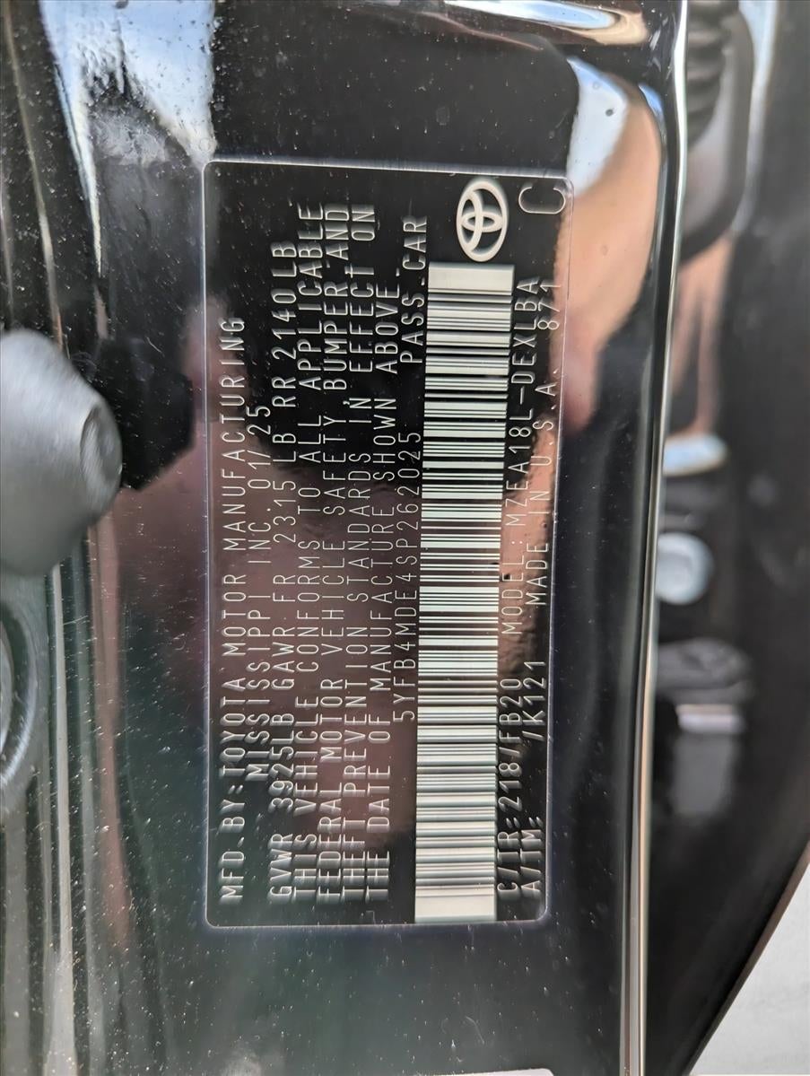 2025 Toyota Corolla LE CVT (Natl)