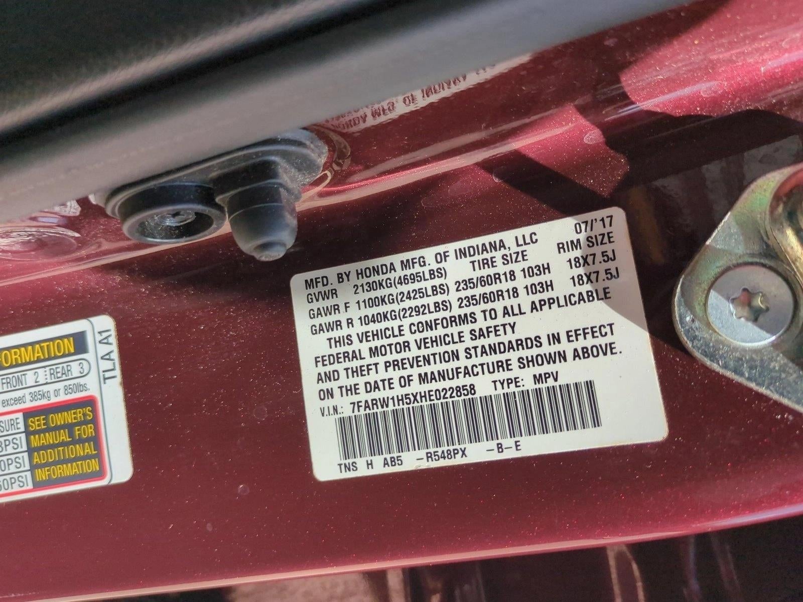 2017 Honda CR-V EX 2WD
