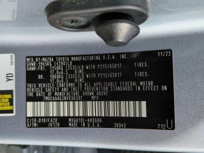 2022 Toyota Corolla Cross LE 2WD (Natl)