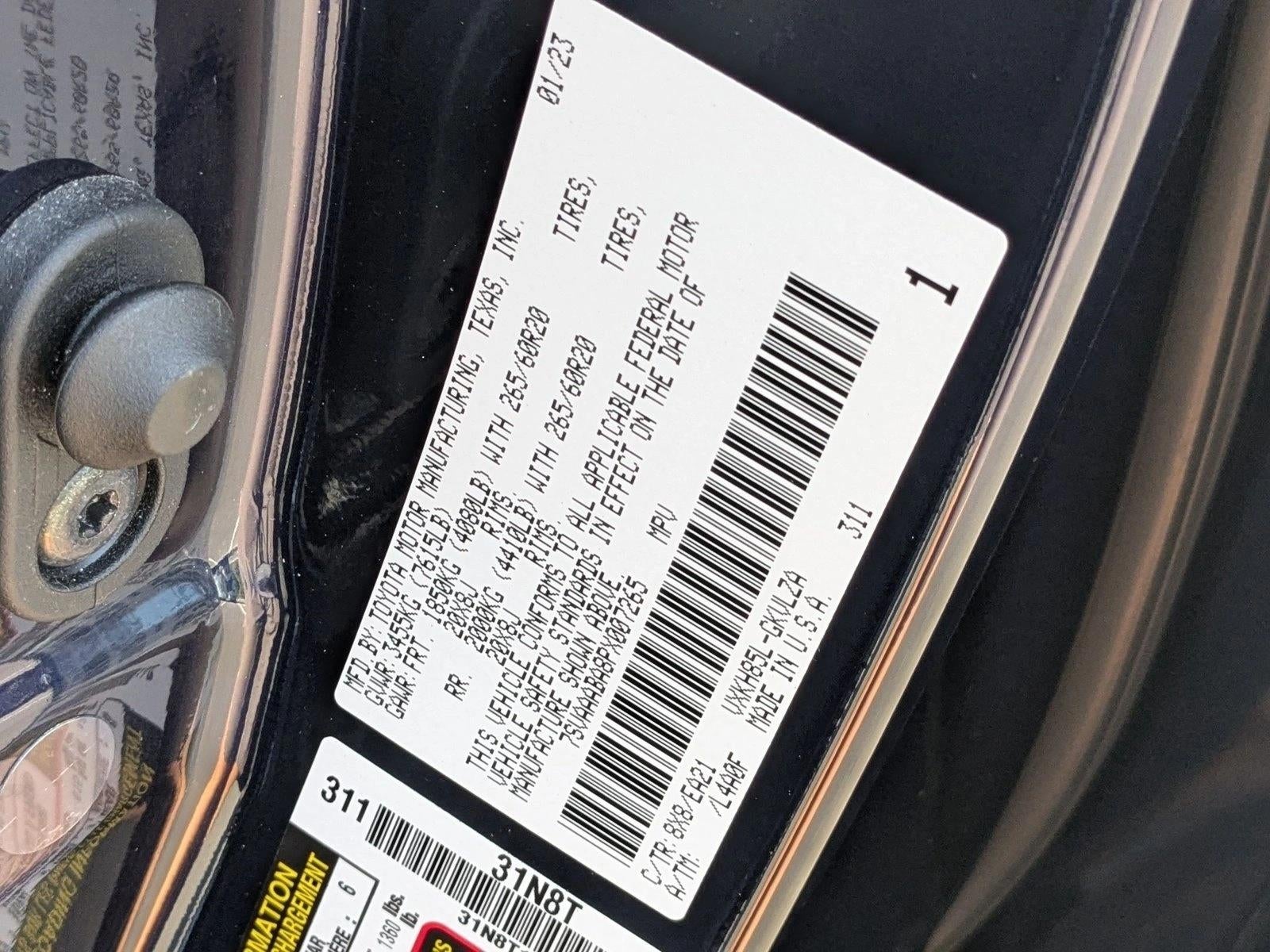 2023 Toyota Sequoia Limited 4WD (SE)