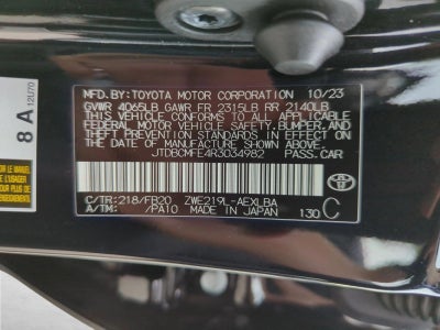 2024 Toyota Corolla Hybrid LE FWD (Natl)
