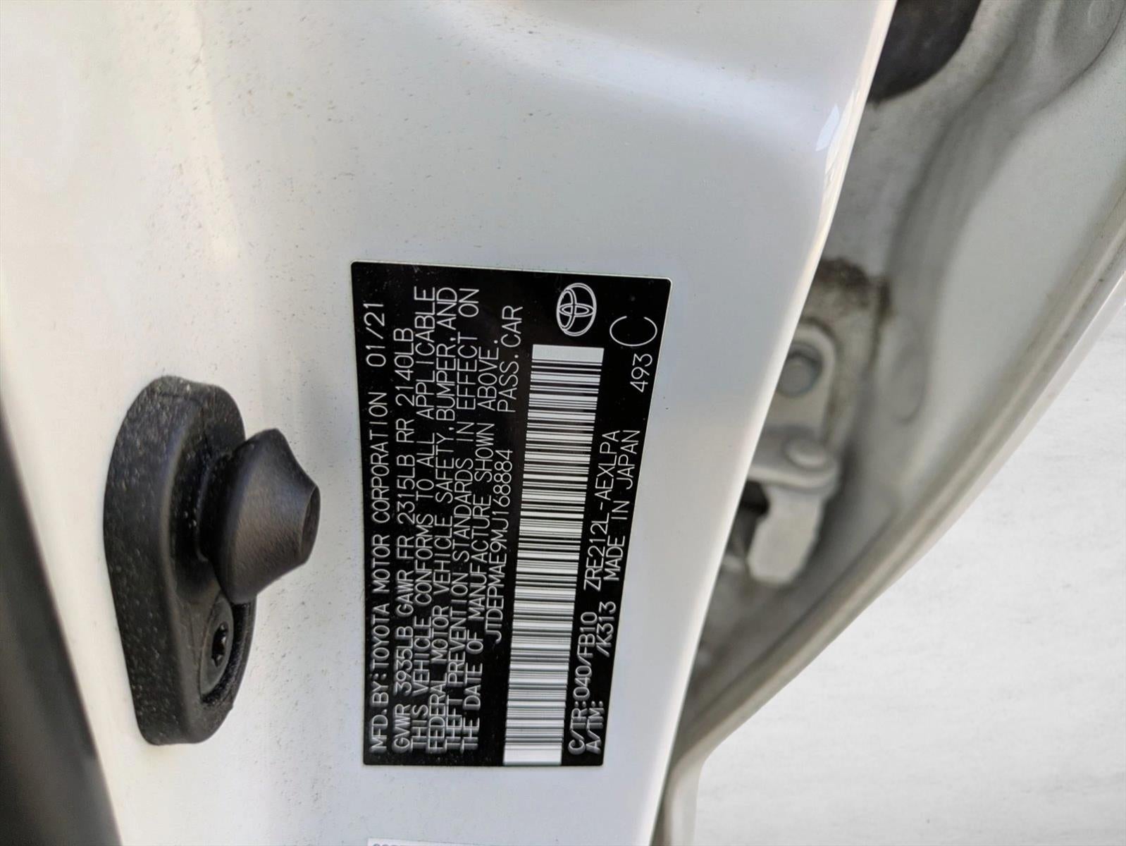 2021 Toyota Corolla LE CVT (Natl)